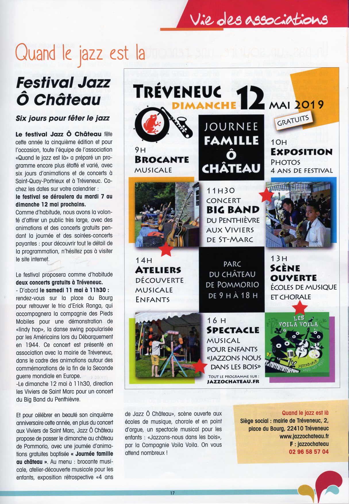 Le Crapaud Rouge - bulletin municipal de Tréveneuc - printemps 2019