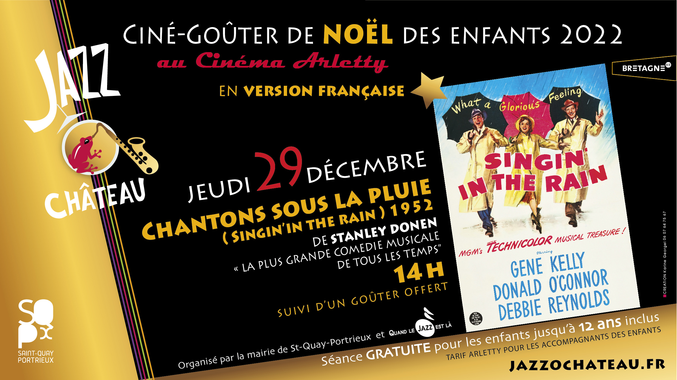You are currently viewing Ciné-goûter de Noël – SINGIN’ IN THE RAIN.
